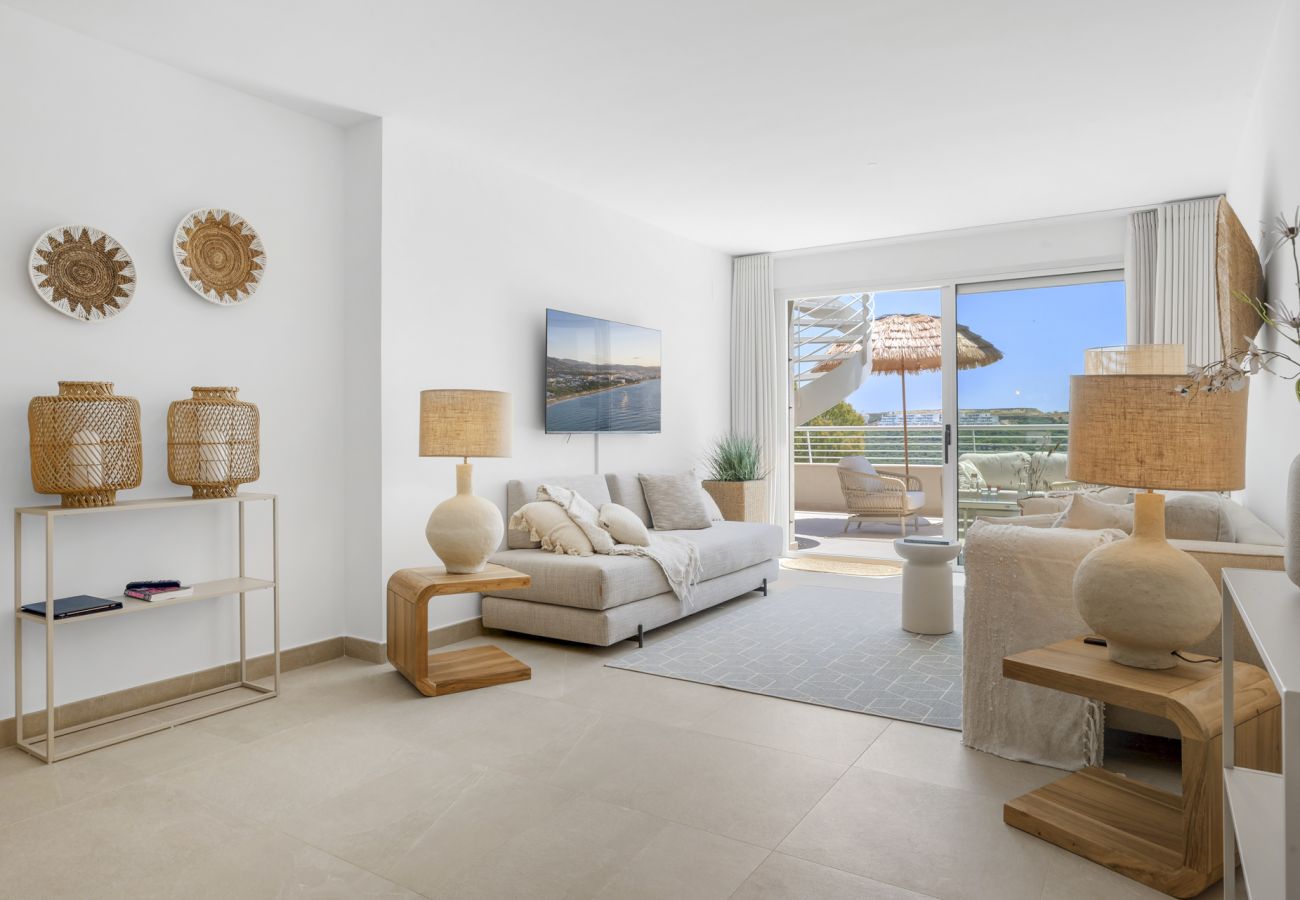 Ferienwohnung in Estepona - Feliz Penthouse
